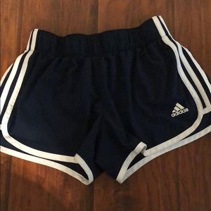 Navy Adidas shorts